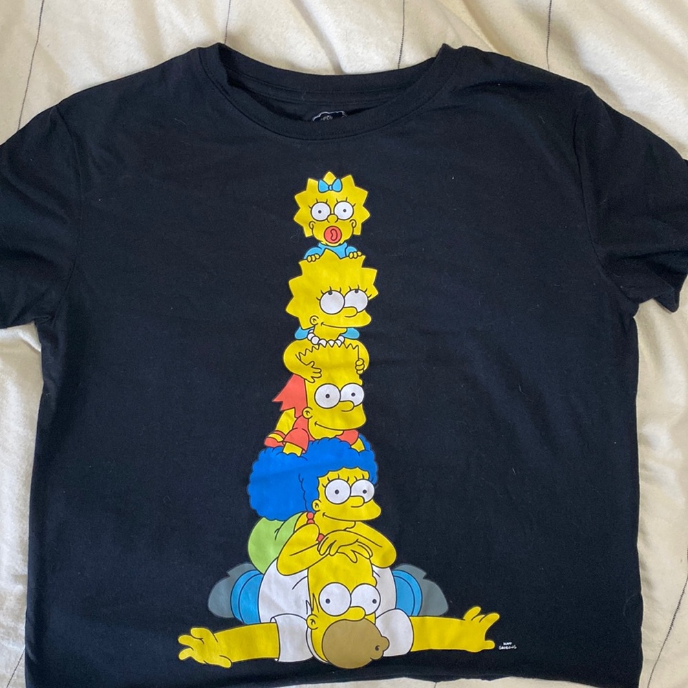 Simpsons Crop Top
